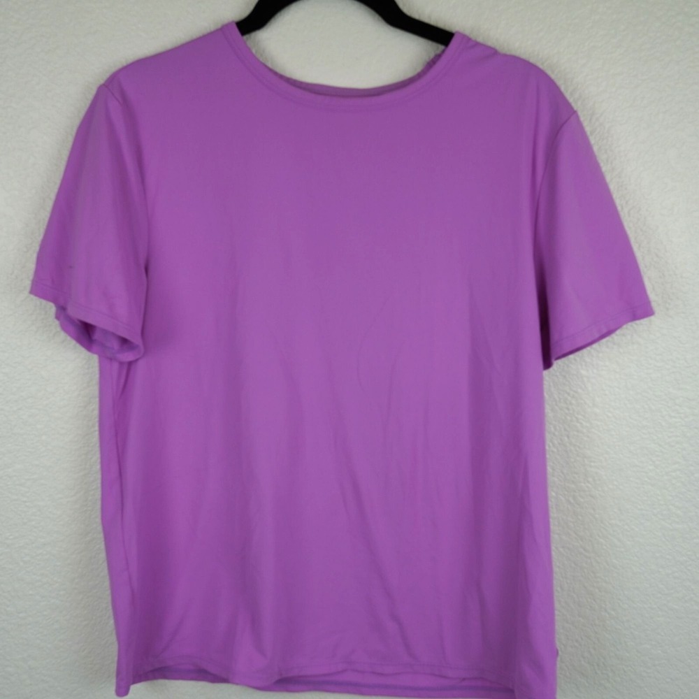 Lilly Pulitzer Luxletic Purple Activewear Shirt XS Meryl Nylon